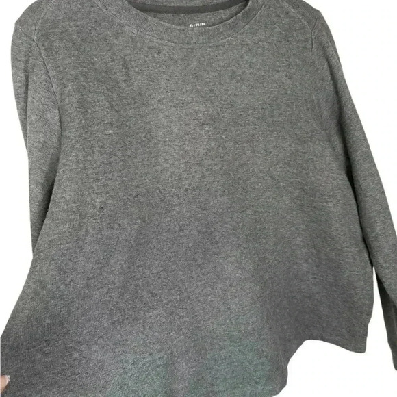 Under Armour Women's Gray Long Sleeve Shirt Peach Logo Pre-Owned Size XL - Picture 4 of 10